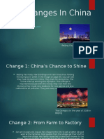 Big Changes in China