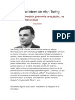 Alan Turing y Sus Frases