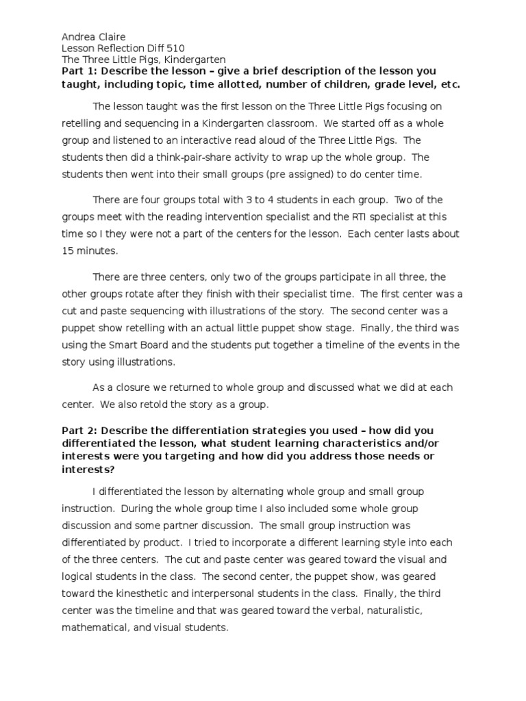 essay on learning in groups