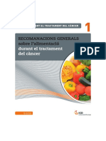 Tractament Càncer - Recomanacions Generals Sobre L'alimentació