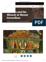 Krishna and The Miracle at Mount Govardhan