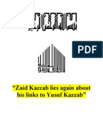 Zaid Kazzab Lies Again About His Links to Yusuf Kazzab