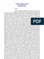 História Do Brasil - Pré-Vestibular - 1923 - Revolução Libertadora