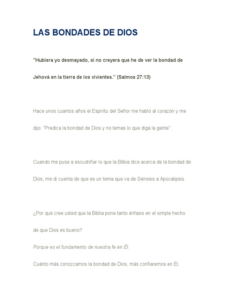 La Bondades de Dios David Bendición Prueba gratuita de 30 días
