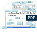 Ambiente de Trabajo de Excel Azul Suchil Garcia