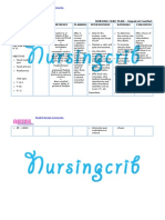 Nursing Care Plan For Impaired Comfort NCP