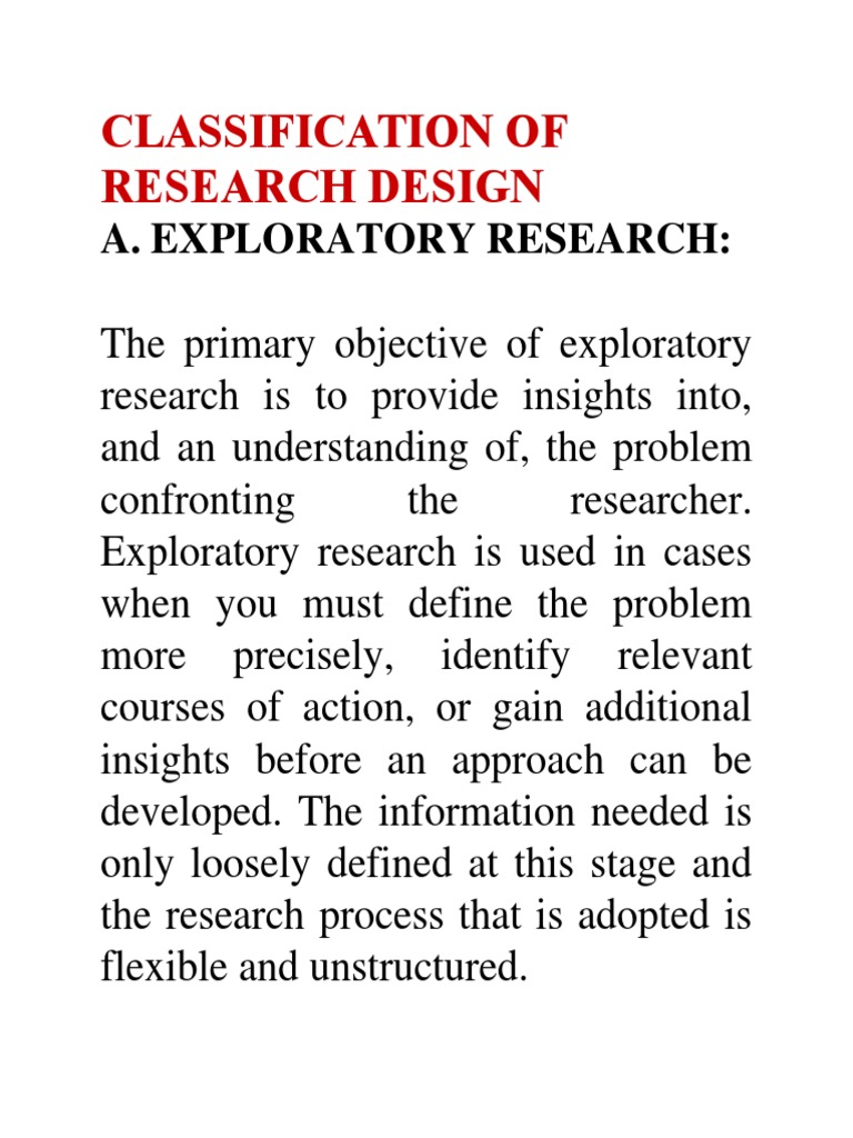 the classification research paper