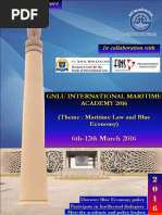 GNLU International Maritime Academy 2016 Brochure PDF