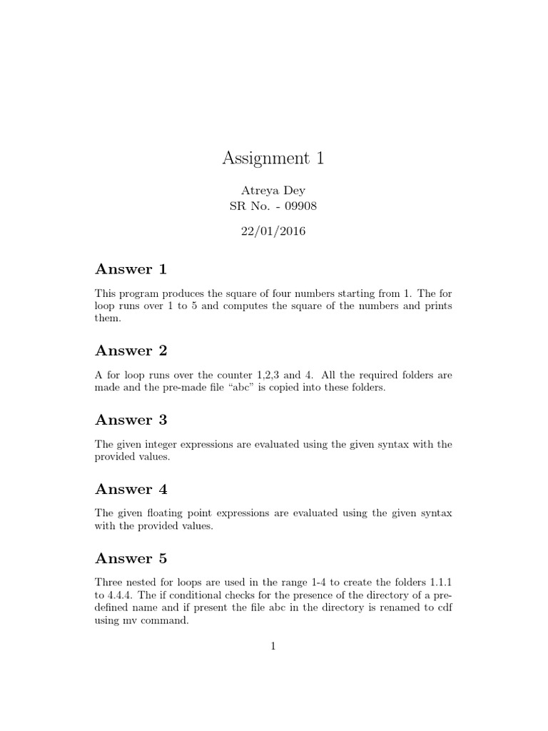 Programming Assignment Solutions Overview | PDF