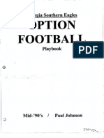 Georgia Southern Option Offense - Paul Johnson