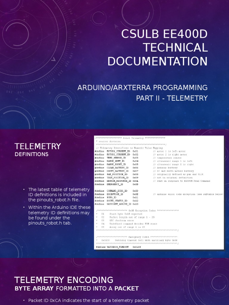 15 Telemetry | PDF | Network Packet | Error Detection And Correction
