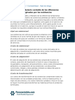 Caso Practico Tratamiento Tributario Contable de Las Diferencias Temporarias Originadas Por Las Existencias