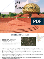 Matri Mandir, Auroville: Literature Study - 2