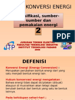 Prinsip Dasar Konversi Energi