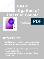 Basic Investigation of an Infertile Couple