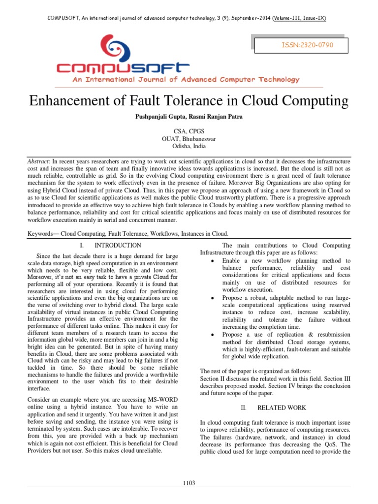Compusoft, 3 (9), 1103-1107 PDF | PDF | Grid Computing | Cloud Computing