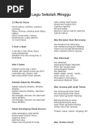Kumpulan Lagu Ibadah Pemuda Remaja - FONT BESAR