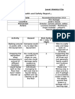 Health and Safety Report 