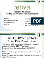 Rehva: Federation of European Heating and Air-Conditioning Associations
