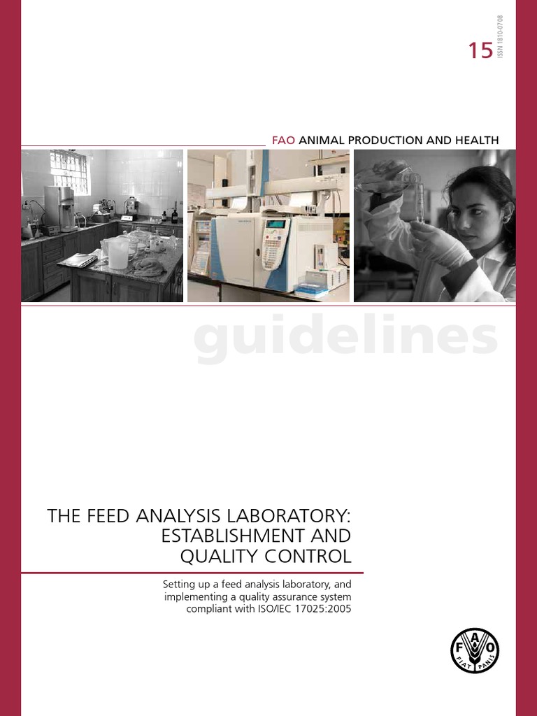 Guidelines The Feed Analysis Laboratory Establishment and Quality