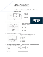 Soal Latihan Arus Searah (DC)