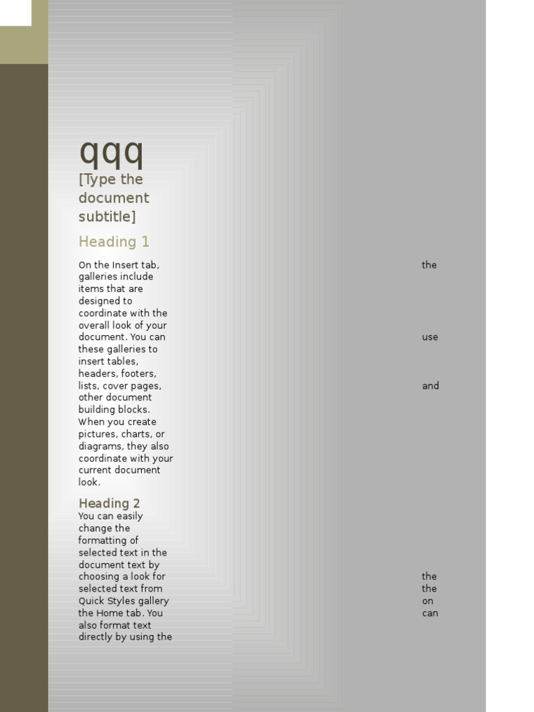 Document Formatting Guide | PDF