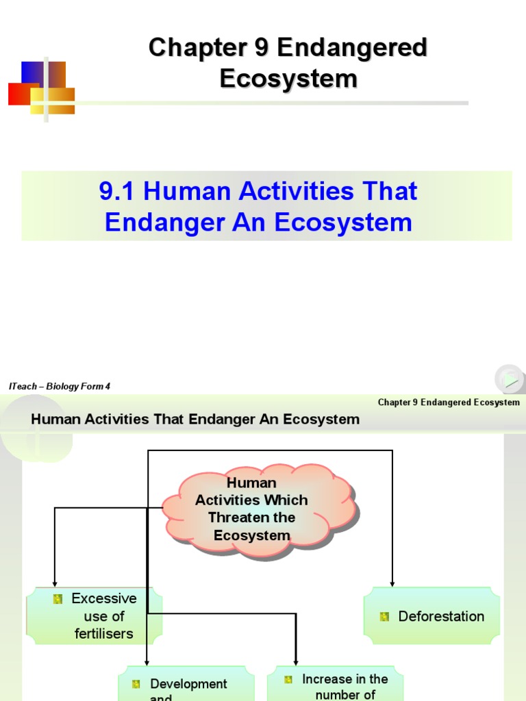 Human Impacts on Endangered Ecosystems | PDF | Greenhouse Effect ...