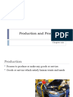 Production and Productivity: Chapter Six