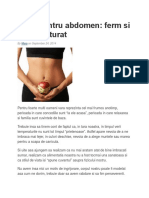 Dieta Pentru Abdomen