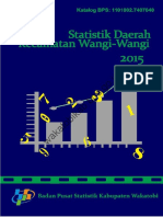Statistik Daerah Kecamatan Wangi Wangi 2015