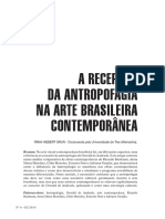 Recepção Da Antropofagia Na Arte Brasileira Contemporânea