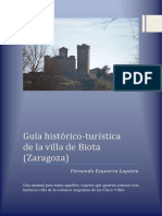 Guia histórico-turística de la villa de Biota (Zaragoza)