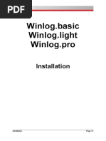 Installation Winlog - Basic.light - Pro en