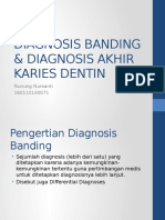 Ppt. DIAGNOSIS BANDING & DIAGNOSIS AKHIR KARIES DENTIN