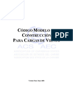 Código Modelo de Construccion Para Cargas de Viento