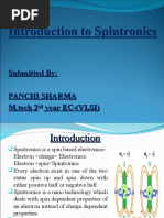 Introduction To Spintronics