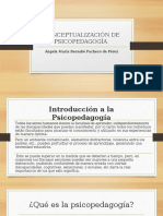 Conceptualización de Psicopedagogía