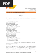 Teste Poesia Trovadoresca 1