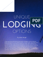 Lodging Options; Spring 2015