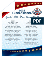 2016 LHSCA Girls Basketball All-Stars