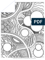 Abstract Coloring Page For Adults