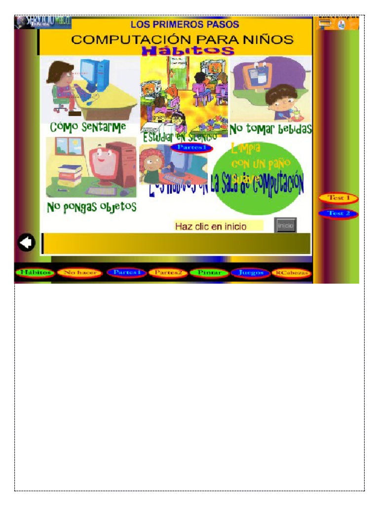 Clases para Niños | PDF | Periférico | Hardware de la computadora