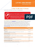 February 2106 Latino Jobs Report