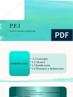 Proyecto Educativo Institucional