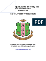 2016 Alpha Kappa Alpha Sorority Zeta Omega Chapter Scholarship Application