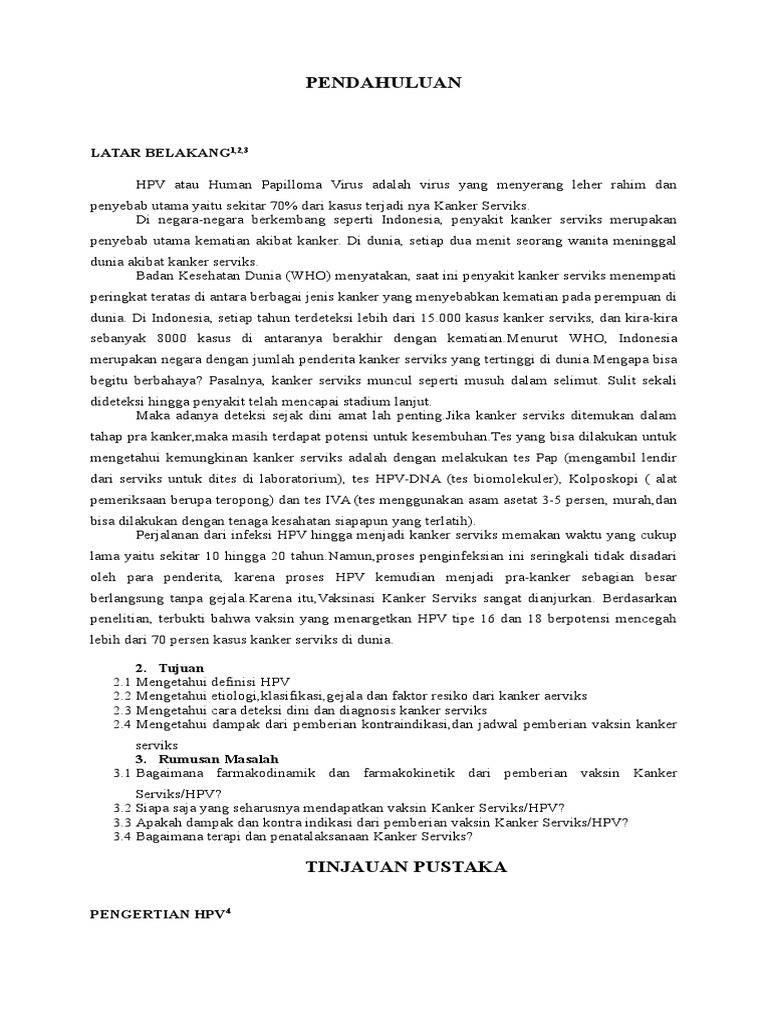 Makalah Hpv Farmako Kel A2
