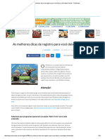 As Melhores Dicas de Registro Para Você Deixar o Windows Tinindo - TecMundo