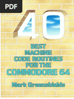 40 Best Machine Code Routines For C64