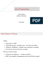 Fortran 1 Overview