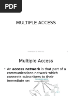 Multiplexing and Multiple Access